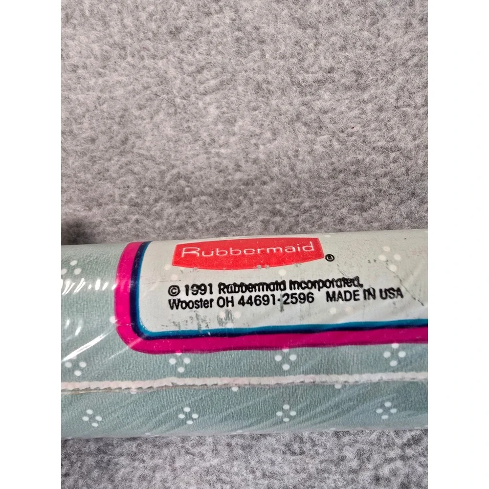 Vintage 90s Cottagecore Con-Tact Shelf Liner Rubbermaid Blue Polka Dot 1991 NIP